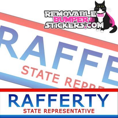 Removable Bumper Stickers for David Rafferty